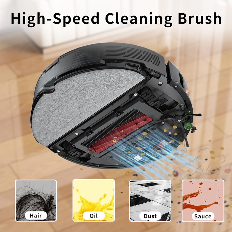 Dual Main Brushes Replacement for Roborock S8 MaxV Ultra, S8