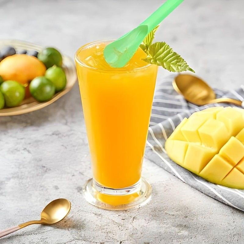 Vibrant Multicolor Neon Plastic Straws - 10" (50 Pack) -