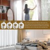 50pcs Curtain Track Rollers Hooks Ceiling Curtain Track Hooks Heavy-Duty