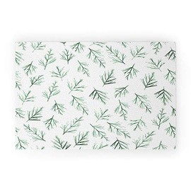 Society6 Gabriela Fuente Forest Fest Welcome Mat, 30" x 20", Green