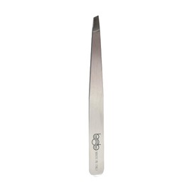 Bob Premium Tweezers Slant Silver