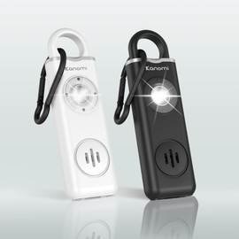 Kanomi Security Buzzer (New Upgraded Version Dual Mode Activation), 130 dB Loud Volume, 500 Days Long Standby, Environmentally Friendly Resin Integrated Housing for More Durable Security Goods, USB