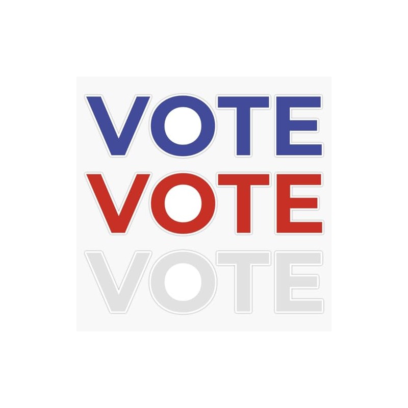 LAD Studio I Voted Illustration Vote 2020 Election Sticker Bumper