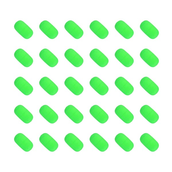 PATIKIL Fishing Foam Floats 0.7Inch, 30Pcs Snell Floats Fly Fishing