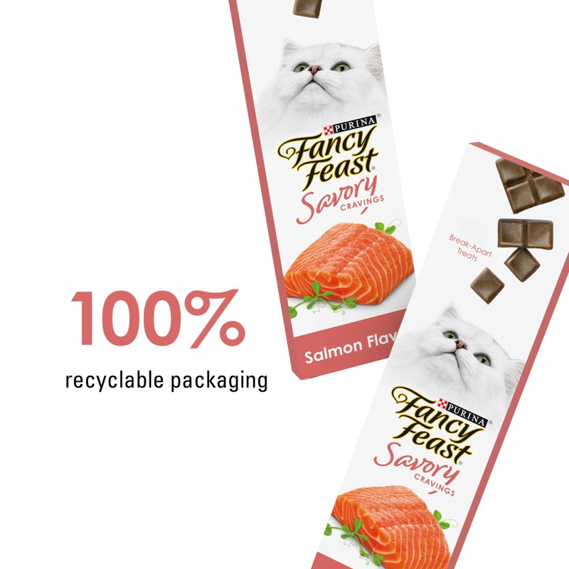 Purina Fancy Feast Limited Ingredient Cat Treats, Savory Cravings Salmon