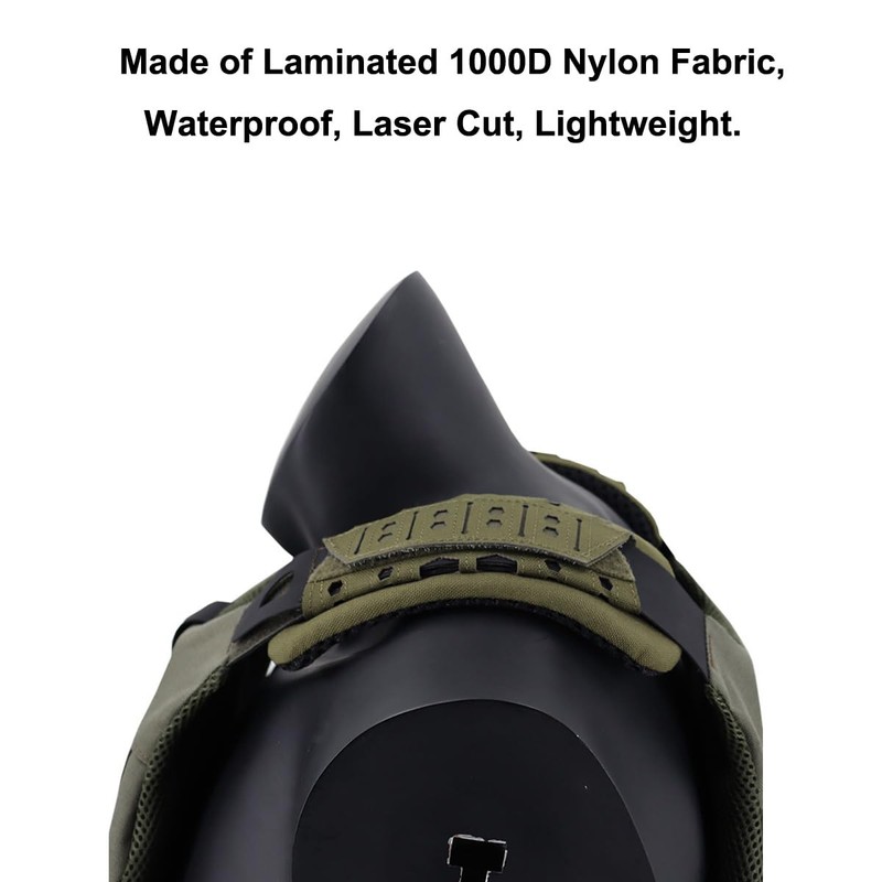 AZB 2 Pcs Tactical Vest Shoulder Pads Backpack Breathable Mesh