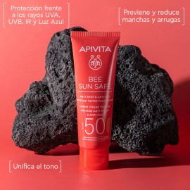 Apivita Protector Spf50 Antiedad Antimanchas Color 50ml