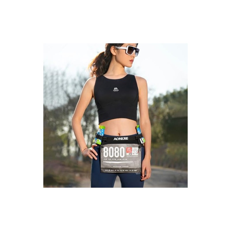 TRIWONDER Race Cinturón para Número Porta Dorsal para Running Triatlon