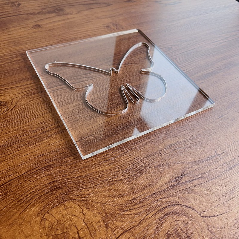 Butterfly Router Template, Clear Acrylic Template, Woodworking Router Template