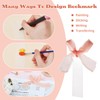 NICENEEDED 60 Pieces Acrylic Bookmark Blanks Set Clear Acrylic Bookmark