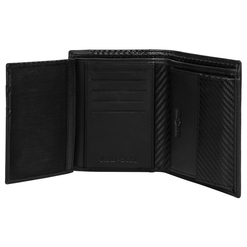 bruno banani Genuine Leather Wallet for Men, Women, Braided Design,