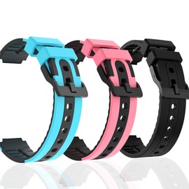 kaacly Smartwatch Uhrenarmbänder 16mm 20mm 22mm Herren Damen Smartwatch Kinder Watch Ersatzarmband (Rose)