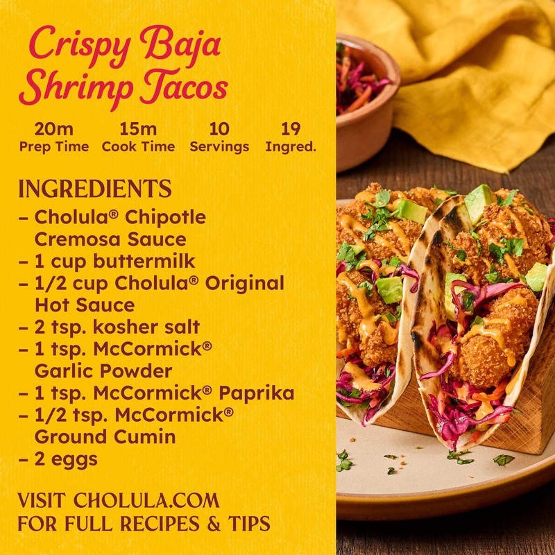 Cholula Cremosa Sauce, Chipotle, Medium Heat, Creamy, Smoky, Squeezable Topping