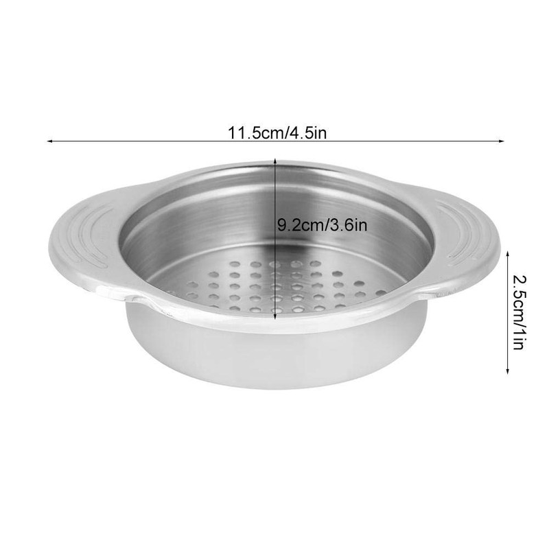 VIFER Can Drainer Stainless Steel Can Drainer Tuna Can Strainer