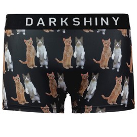 DARK SHINY Boxer Shorts, Creators' Collaboration, Flying Cat, Unisex, Nyanstai