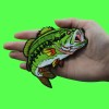 Patch Collection Big Mouth Bass Patch Fishing Bait Hobby Embroidered