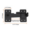 Flip Latch Lock,90 Degre Heavy Duty Gate Latch with Padlock