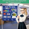 KIKIGOAL Circle Time Center Classroom Pocket Chart Educational Pocket Chart