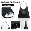 POFUOT Hobo Bags for Women Soft PU Leather Shoulder Handbag