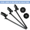 JUDANNA Solar Panel Guard Clips, 35 mm Nylon Solar Panel