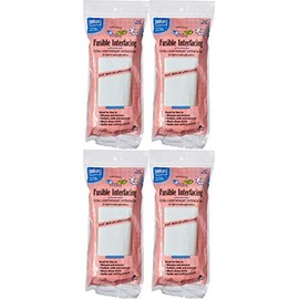 Pellon PLF36 Ultra Lightweight Fusible Interfacing, White, 15" x 3 Yards (4 pack)