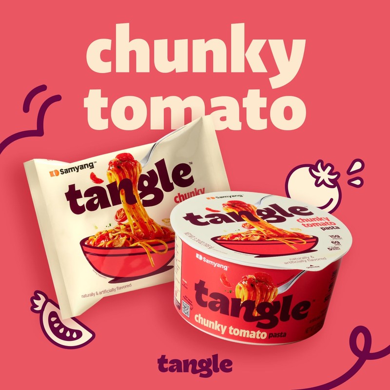 Tangle - Chunky Tomato Pasta Bowl 3.70 oz (105g) x