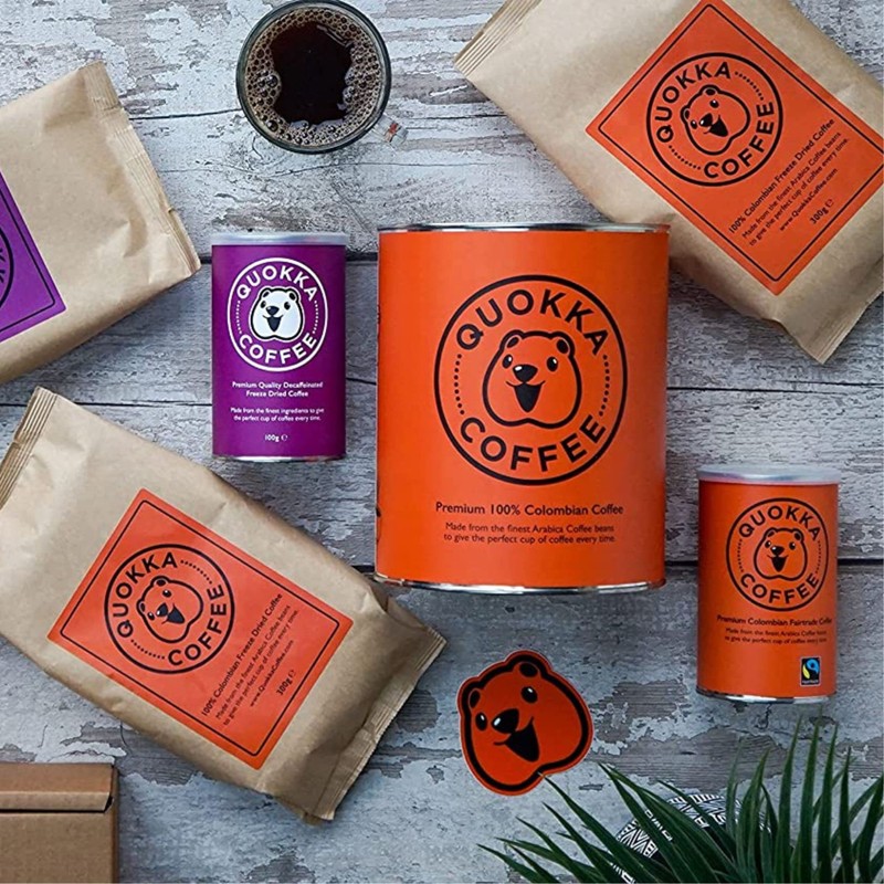 Quokka Instant Coffee - 300g Pouch (160 Cups), Smooth Medium