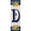 Italian Ceramic Numbers & Letters Lemon Design House Numbers Tile
