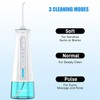 TUREWELL Wireless Oral Irrigator, Water Flosser with 3 Modes and