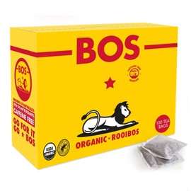 BOS Bolsitas De Té Rooibos Orgánico - 100 Unidades - Sin Cafeína, Naturalmente Dulce, Rico En Antioxidantes - Té Rooibos Orgánico Elaborado En Sudáfrica