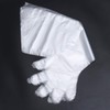 Healifty 50PCS Disposable Shoulder Length Gloves Long Arm Gloves Cattle
