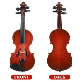 MAGICLULU Realistic Mini Violin Model Decorative Violin Photo Prop for Home Office