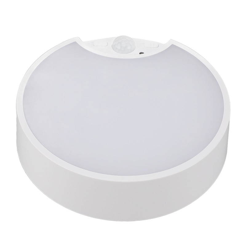 Motion Sensor Ceiling Light Indoor Wireless White LED Battery Powered