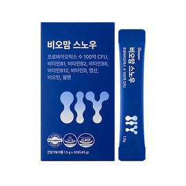 비오맘 스노우30일분) 100억유산균+비타민8종 12개월성인 Biomom Snow (30 Days) 10 Billion Probiotics + 8 Types of Vitamins for Adults 12 Months