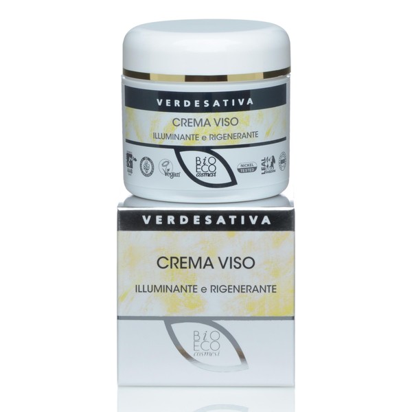 VERDESATIVA Aufhellende und regenerierende Gesichtscreme – 50 ml – mit