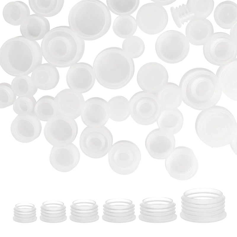 60 Pieces Salt and Pepper Shaker Stoppers in 6 Sizes