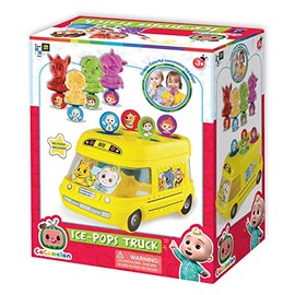 Sinco Creations Cocomelon Ice Cream Pop Freeze Truck Lolly Lollies Maker Kids Fun Play Treat Toy, Multi