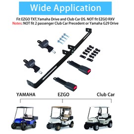 10L0L Golf Cart Seat Belt with Belt Bracket for Yamaha Club Car EZGO