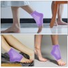 NOLITOY Moisturizing Gel Heel Socks, 4 Pairs Spa Socks Open
