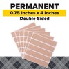 Scotch Permanent Fabric Tape Strips, 0.75 in. x 4 in.,