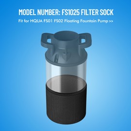 HQUA FS1025 Filter Sock, Fit for FS01 and FS02 Fountain Pump