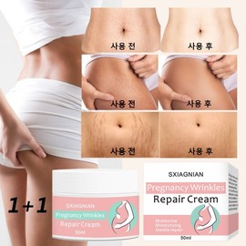(Korean seller shipped to mainland) Pre- and post-natal stretch mark elasticity care cream, available for pregnant women and adolescents, 2 units, 50g / (한국셀러본토출하) 산전후 튼살 생장문 탄력케어 크림 임산부 청소년 이용가능, 2개, 50g