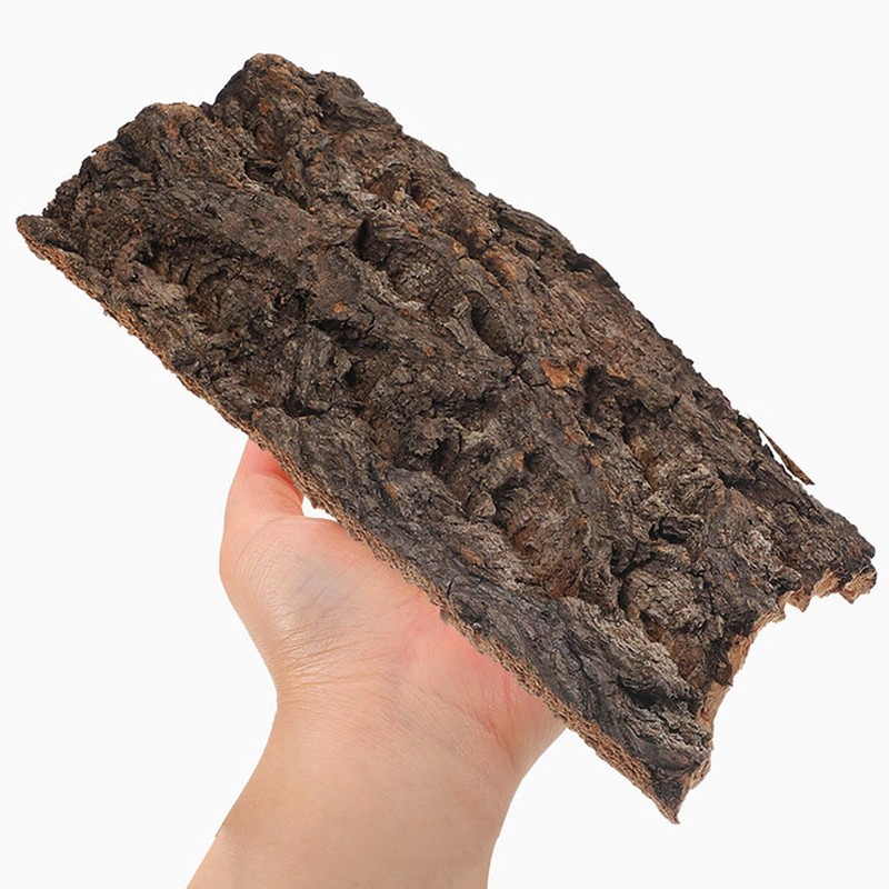 Homoyoyo 4pc Cork Bark,2.4~4.2 Inch Reptile Tree Bark Terrarium Bark
