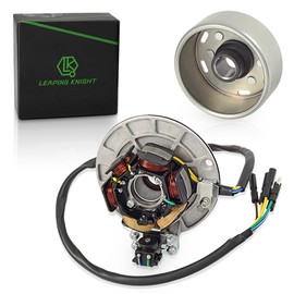 YX Stator 6 Coil Ignition Magneto Stator with Flywheel Rotor Kit for YX 140cc 150cc 160cc Pit Dirt Bike 5 Wire Copper Powersports Stators
