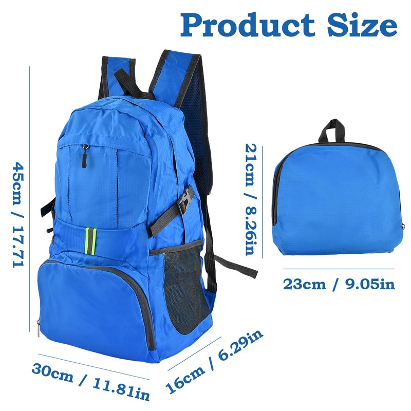 35L Lightweight Foldable Backpack, Packable Backpacks, Hiking Backpack, Ultralight, Waterproof