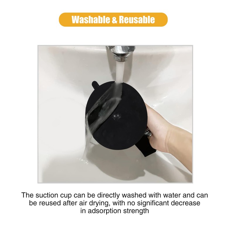 REDCAMP Heavy Duty Suction Cup Anchor with Long Straps and