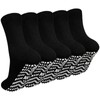 ZAKASA Non Slip Grip Socks - Non Skid Crew Grippy