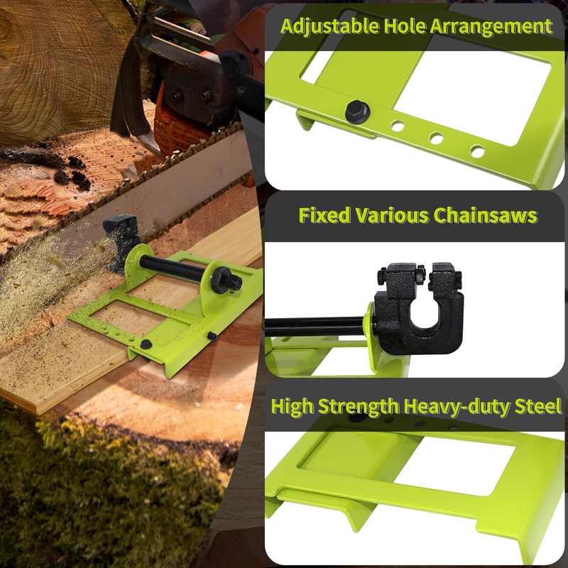 Zihvfzu Vertical Portable Chainsaw Wood Cutting Tool, Lumber Cutting Guide