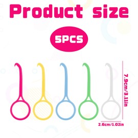 Aligner Removal Tool 5 Pcs Retainer Remover Tool Orthodontic Aligner Removal Tool Aligner Chewies for Oral Care Dental Cleaning Travelling Home Use (5colors)