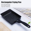 Rectangular Frying Pan Thickened Aluminum Alloy Nonstick Coating Cooking Pan